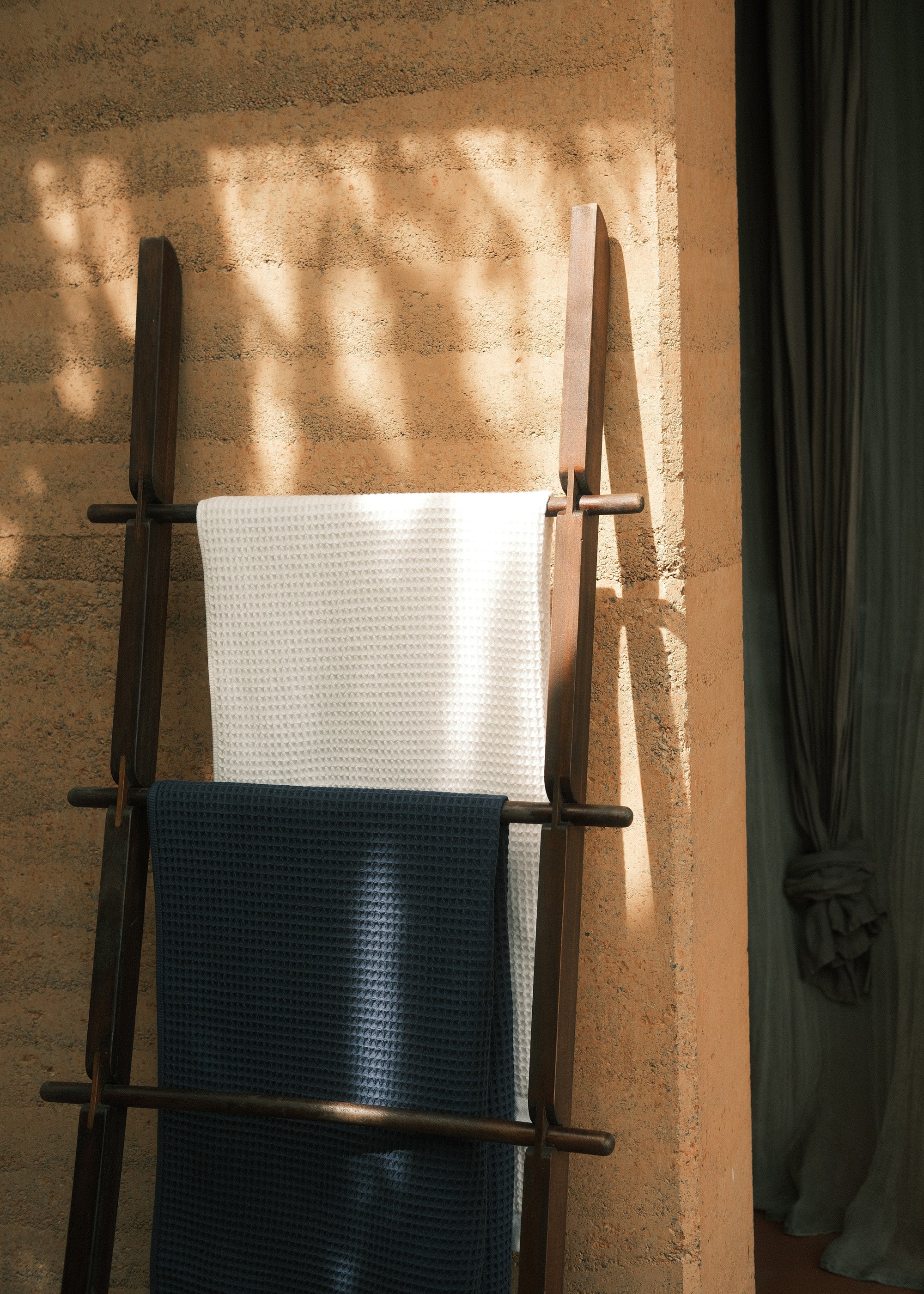 今治 Waffle Towel [Navy]