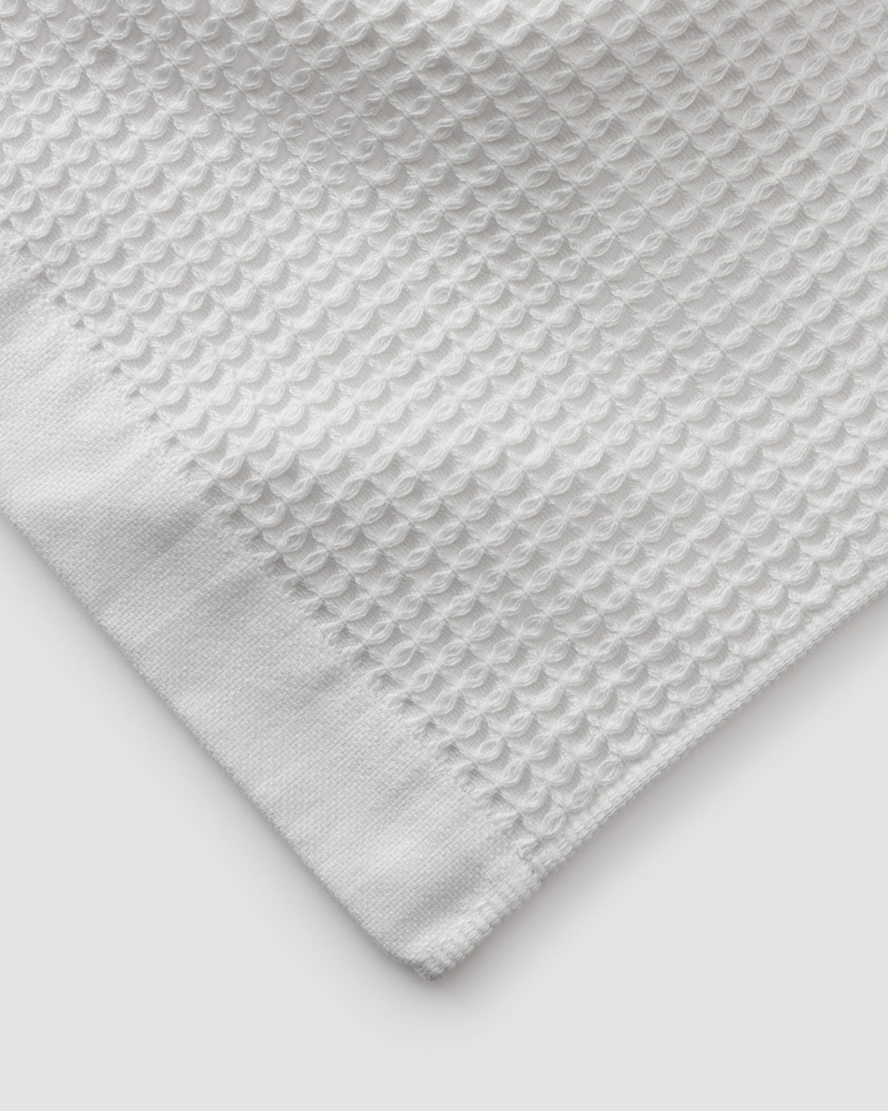 Waffle Towel Set [White] 今治 – NOSSARA