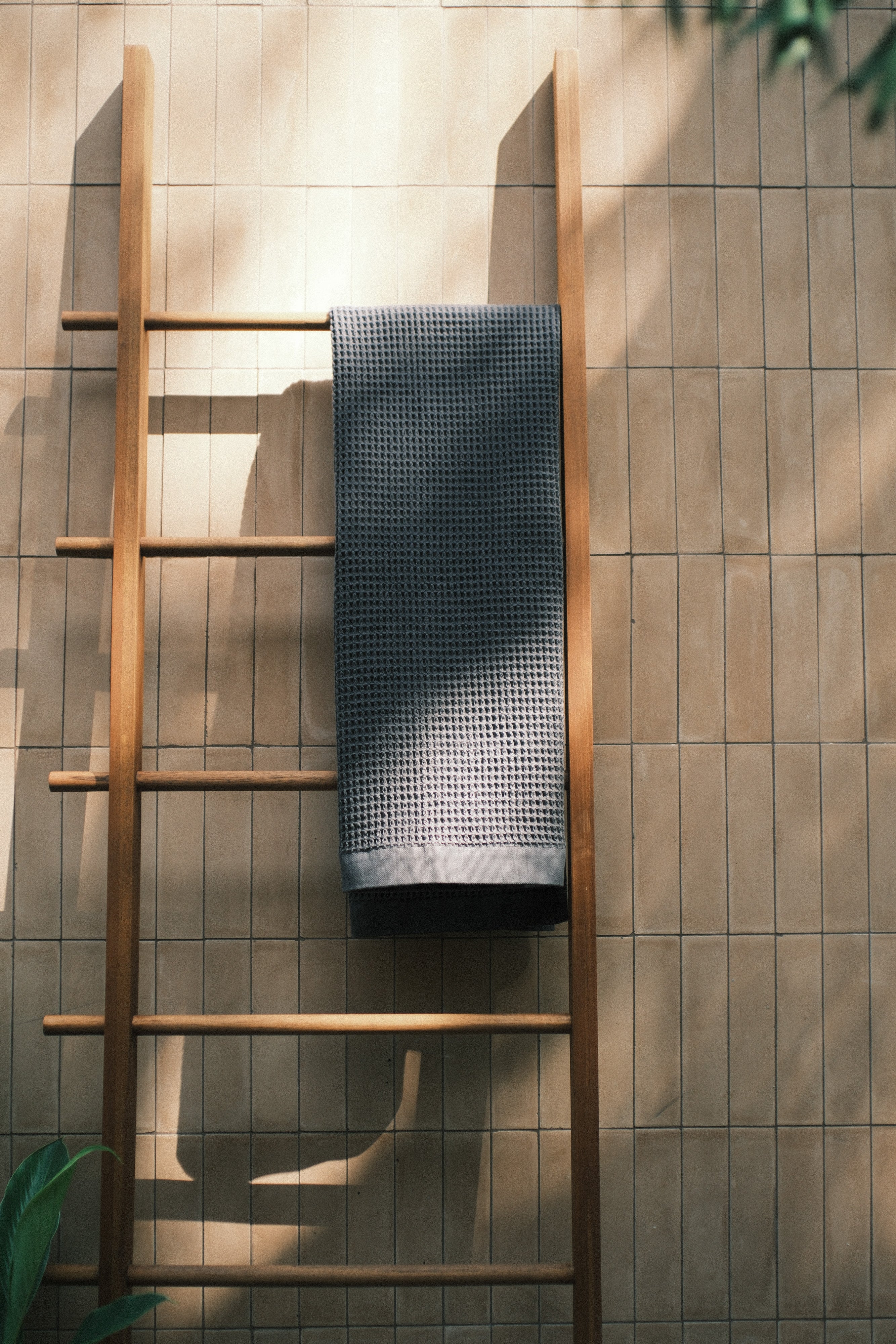 今治 Waffle Towel [Charcoal]