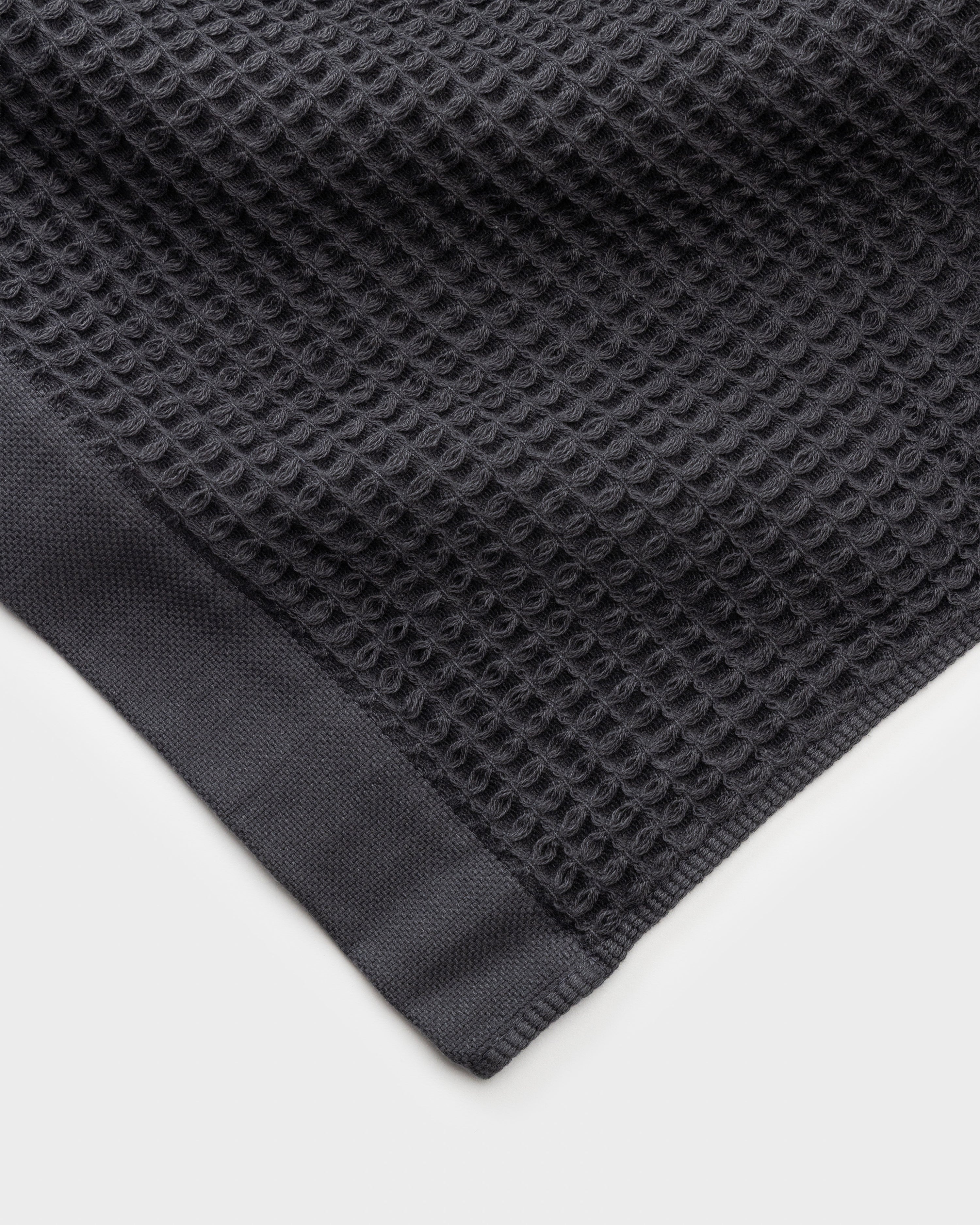 今治 Waffle Towel [Charcoal]